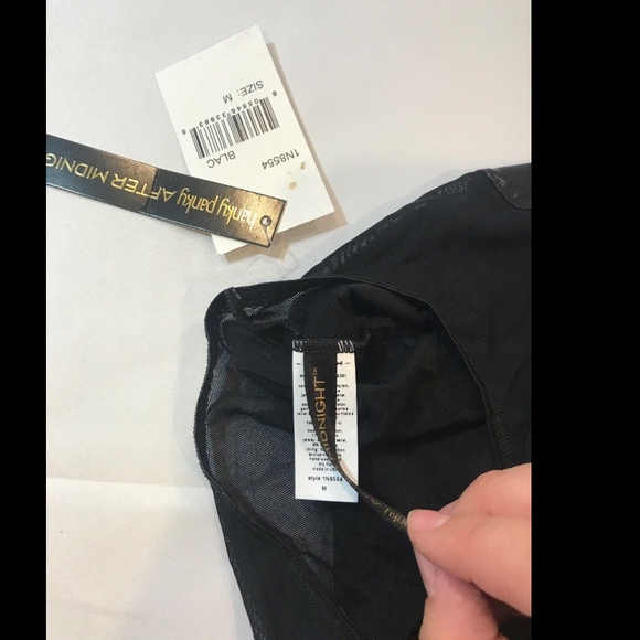 NWT Hanky Panky Love Me Back Slick Mesh Bodysuit in Black [SZ Medium‎ ] - Picture 7 of 9